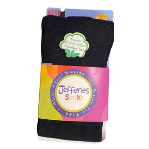 Jefferies Socks Organic Cotton Navy Blue Tights Size 6-18 Months